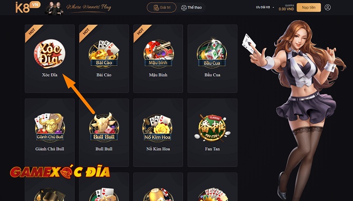xóc đĩa online uy tín