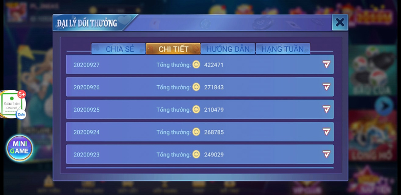xóc đĩa iWin trả thưởng